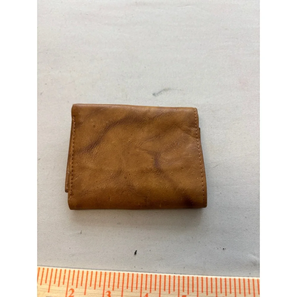 Dale Earnhardt Jr 8 NASCAR Genuine Brown Leather Trifold Wallet Mens Racing